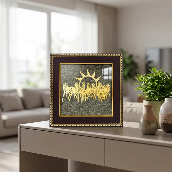 The_Saptashva_Frame_|_7_Running_Horses_&_Grade-A_Peru_Pyrite_for_Unstoppable_Success