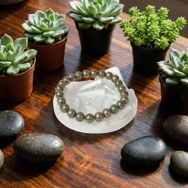 The_Akshaya_Band_|_Grade-A_Peru_Pyrite_for_Infinite_Wealth_(+_FREE_Selenite_Plate)