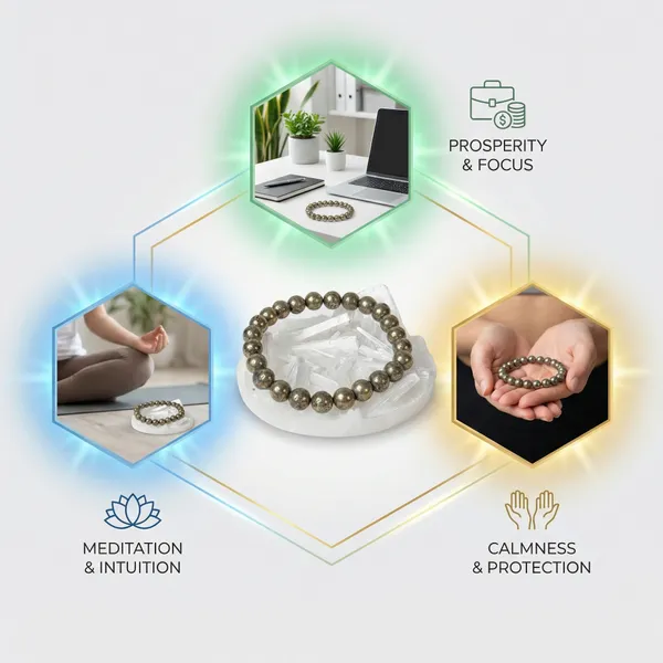 The_Akshaya_Band_|_Grade-A_Peru_Pyrite_for_Infinite_Wealth_(+_FREE_Selenite_Plate)