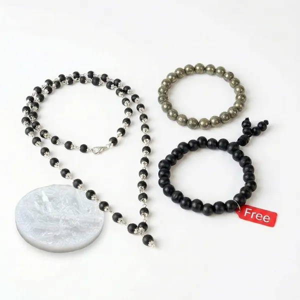 The_Raj-Akshaya_Master_Set_|_Premium_4-Piece_Silver_Karungali_&_Pyrite_Wealth_Bundle