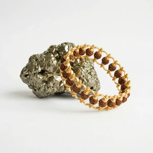 The_Param-Srot_Duo_|_Premium_Gold-Plated_Rudraksha_&_Raw_Pyrite_Wealth_Combo