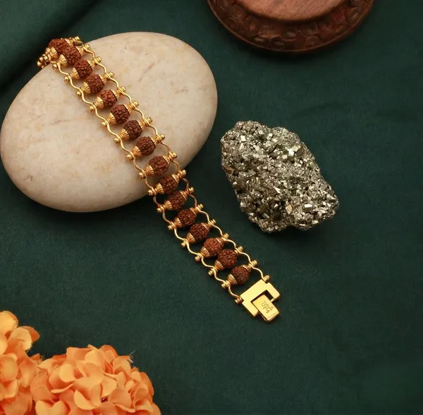 The_Param-Srot_Duo_|_Premium_Gold-Plated_Rudraksha_&_Raw_Pyrite_Wealth_Combo