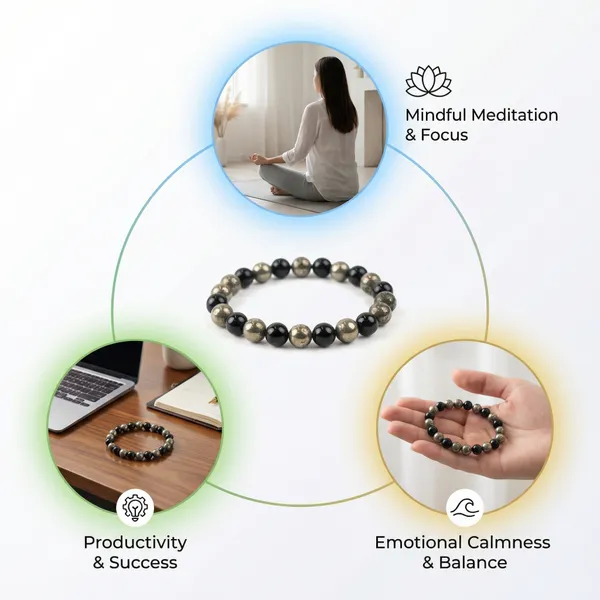 The_Samrat_Band_|_Grade-A_Peru_Pyrite_&_Black_Obsidian_for_Wealth_&_Shielding