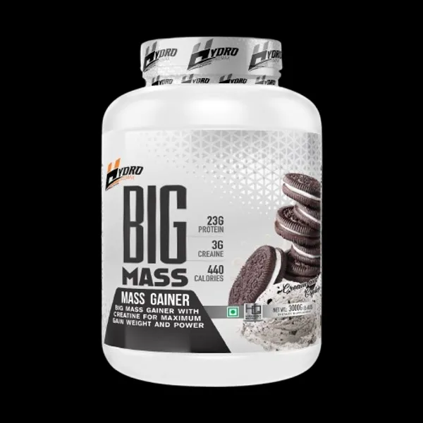 Hydro_Big_Mass_Gainer_Protein_Powder_With_Creatine_Cream_And_Cookies_-_2.5Kg