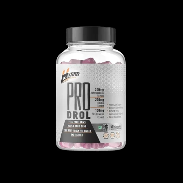 Hydro_Pro_Drol_-_Ashwagandha,_Tribulus_&_White_Musli_Muscle_Building_Supplement_(60_Capsules)