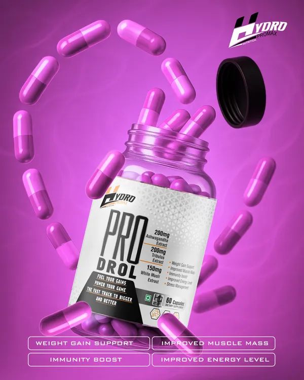 Hydro_Pro_Drol_-_Ashwagandha,_Tribulus_&_White_Musli_Muscle_Building_Supplement_(60_Capsules)