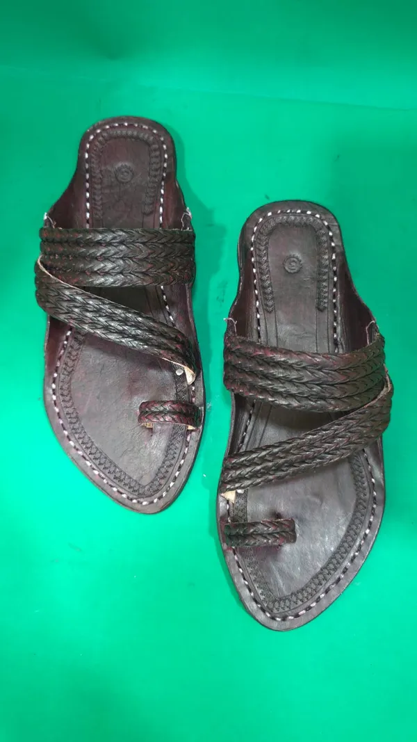 Handcrafted_Braided_Leather_Kolhapuri_Sandals_For_Men