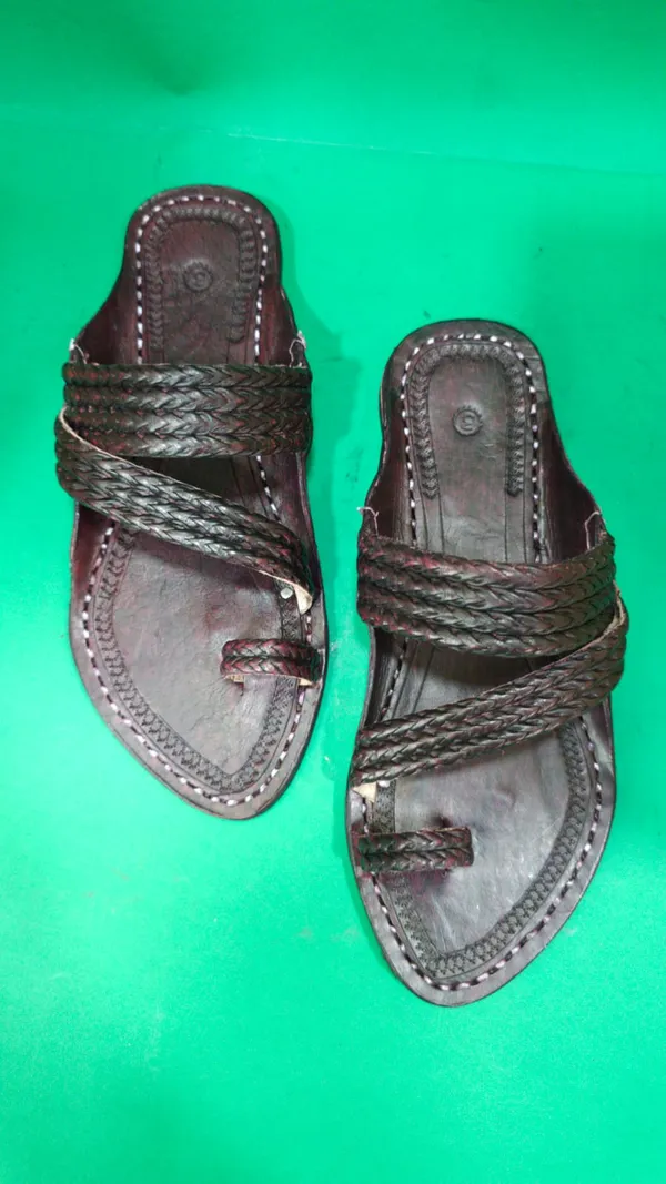 Handcrafted_Braided_Leather_Kolhapuri_Sandals_For_Men