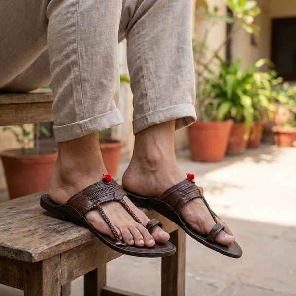 Traditional_Handcrafted_Leather_Kolhapuri_Chappal_For_Men