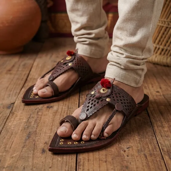 Traditional_Handcrafted_Leather_Kolhapuri_Chappals_For_Men