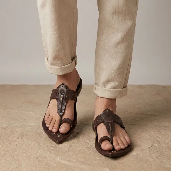 Traditional_Brown_Narala_Pana_Kolhapuri_Chappal_For_Men