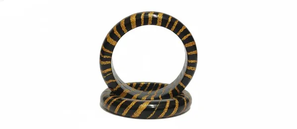 Black_And_Golden_Lac_|_Natural_Insect_Create_Resin_Bangles_For_Womens