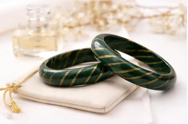 Green_Lac_|_Natural_Insect_Create_Resin_Bangles_For_Girls