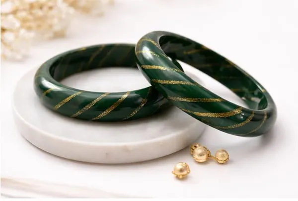 Green_Lac_|_Natural_Insect_Create_Resin_Bangles_For_Girls