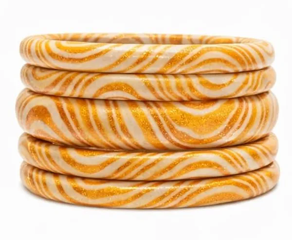 Yellow_Lac_|_Natural_Insect_Create_Resin_Bangles_For_Womens