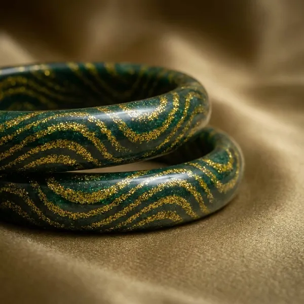 Green_Lac_|_Natural_Insect_Create_Resin_Bangles_For_Womens