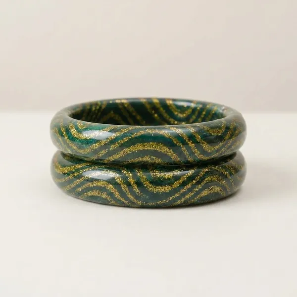 Green_Lac_|_Natural_Insect_Create_Resin_Bangles_For_Womens