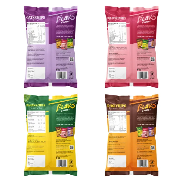 FlavoFarm_Product_Combo_Pack_-_Beetroot,_Ragi,_Oats_&_Banana_Chips_(_Pack_of_8_-_Each_2_Packs)