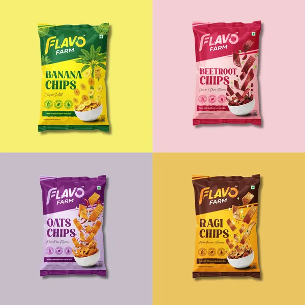 FlavoFarm_Product_Combo_Pack_-_Beetroot,_Ragi,_Oats_&_Banana_Chips_(_Pack_of_8_-_Each_2_Packs)