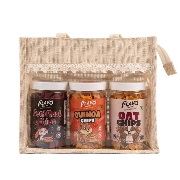 FlavoFarm_Snack_Gifting_-_Jute_Bag_With_Healthy_Chips