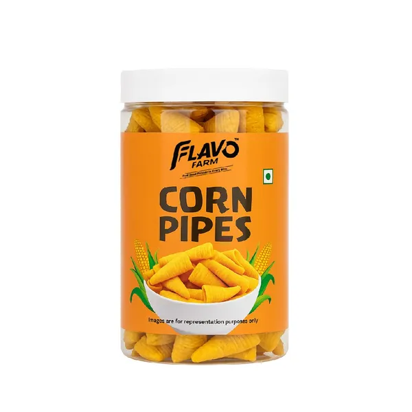 FlavoFarm_Corn_Pipes_-_Crunchy_Snack_With_No_Maida,_No_Preservatives,_No_Artificial_Color_150g