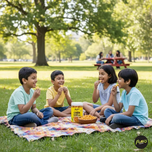 FlavoFarm_Corn_Shell_Snacks_-_Healthy_Crunchy_Corn_130g