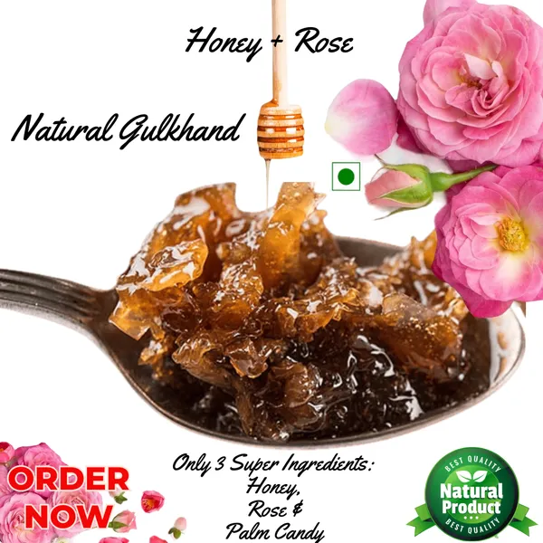 500g_Pure_Honey_Gulkand