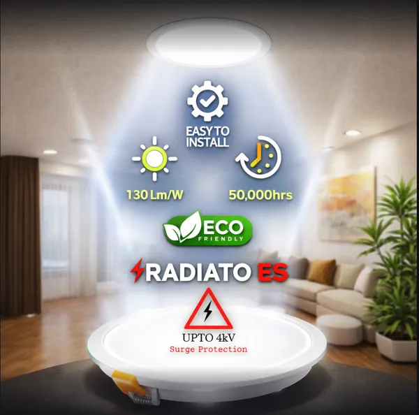 Radiato_ES®_12W_LED_Panel_Light_Square_|_Directly_from_Manufacturer_|_POP_Ceiling_Light_with_Inbuilt_Driver_|_Energy_Efficient_|_2_Year_Warranty_|_Home_&_Office_Indoor