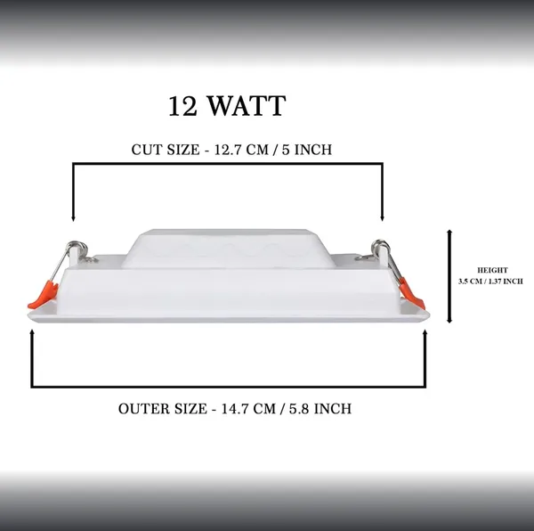 Radiato_ES®_12W_LED_Panel_Light_Square_|_Directly_from_Manufacturer_|_POP_Ceiling_Light_with_Inbuilt_Driver_|_Energy_Efficient_|_2_Year_Warranty_|_Home_&_Office_Indoor