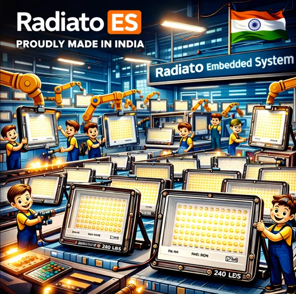 RADIATO_ES_200W_DOB_LED_Flood_Light_|_IP65_Waterproof_Outdoor_Light_|_Aluminium_Body_|_High_Brightness_6500K_Cool_White_|_Energy_Efficient_|_2_Year_Warranty_|_Direct_from_Manufacturer