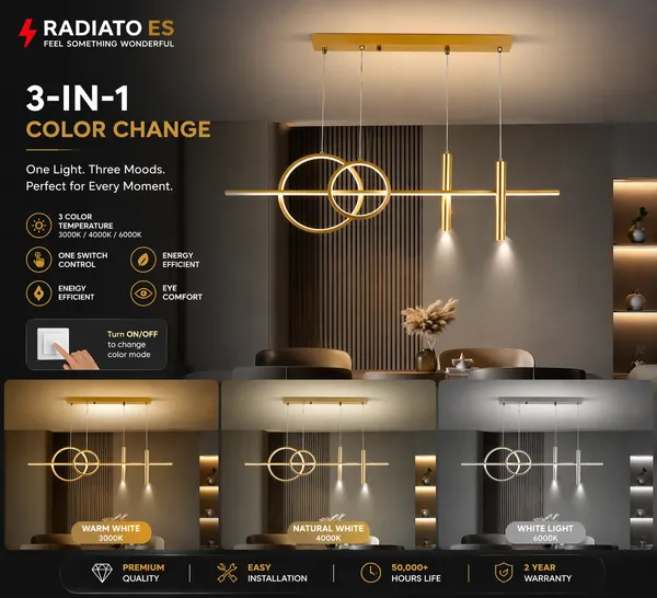 Radiato_ES_3-in-1_LED_Pendant_Light_–_Modern_Linear_Hanging_Light_with_Warm,_Natural_&_Cool_White_Modes.Code:ER3114GD