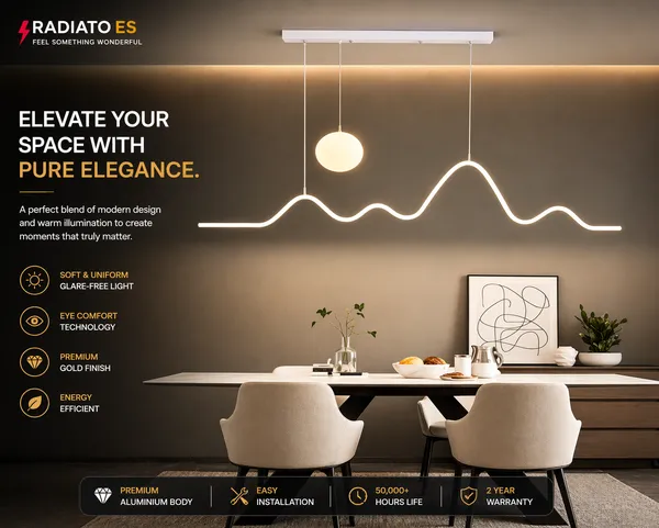 Radiato_ES_3-in-1_Wave_LED_Pendant_Light_–_Modern_Premium_Hanging_Light_with_Globe_Accent_&_Adjustable_Color_Modes._CODE_:_YH008
