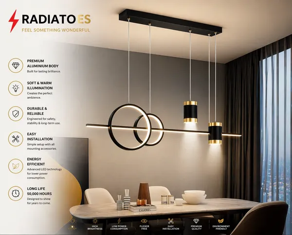 Radiato_ES_Modern_LED_Pendant_Light_–_3_in_1_Color_Mode_(Warm,_Natural,_Cool_White)_|_Premium_Aluminium_Black_Hanging_Light_for_Dining_&_Living_Spaces(CODE:AD2496BK))
