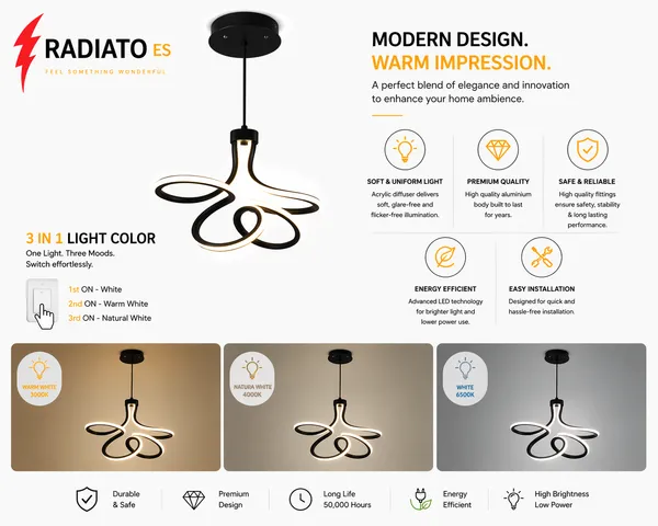 Radiato_ES_Modern_Spiral_Pendant_Light_–_3-in-1_LED_Ceiling_Light_with_Aluminium_Body_&_Warm/Natural/White_Modes(CODE_:_DZ4659BK))
