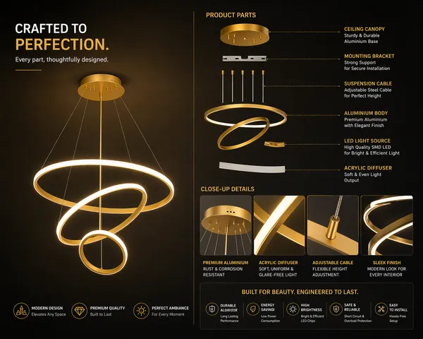 Radiato_ES_Premium_LED_Pendant_Light_–_3_in_1_Color_Mode_|_Aluminium_Body_Gold_Finish_Modern_Hanging_Light_for_Dining_&_Living_Room