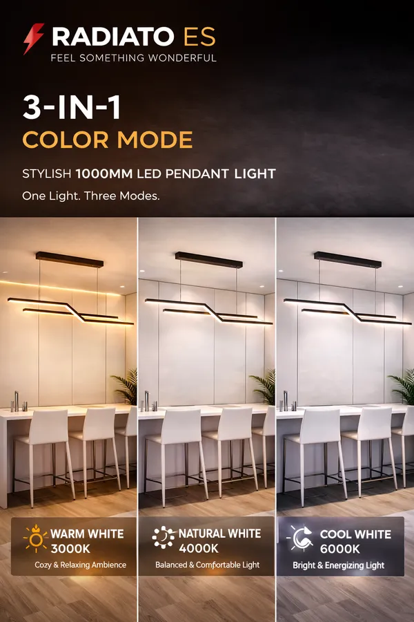 Radiato_ES_3-in-1_Color_Changing_LED_Pendant_Light_–_Warm,_Natural_&_Cool_White_Modes_Code_:_HJA3841GD