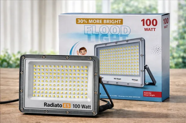 RADIATO_ES_100W_DOB_LED_Flood_Light_|_IP65_Waterproof_Outdoor_Light_|_Aluminium_Body_|_High_Brightness_6500K_Cool_White_|_Energy_Efficient_|_2_Year_Warranty_|_Direct_from_Manufacturer