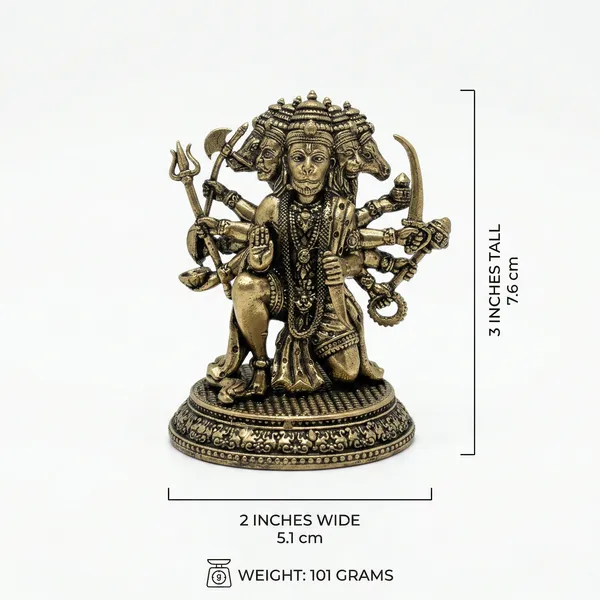 Panchmukhi_Hanuman_Brass_Idol_-_Five-Faced_Statue_For_Pooja_And_Home_Decor