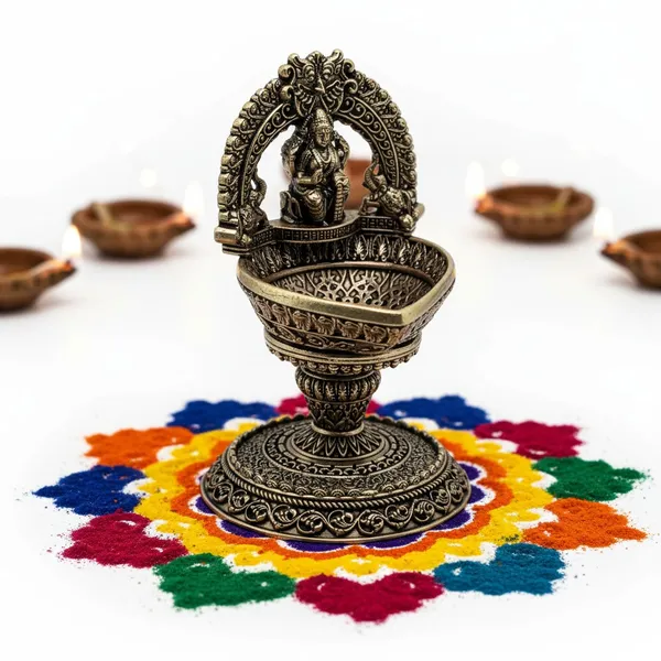 Decorative_Brass_Diya_Stand_With_Deity_Idol_-_Traditional_Pooja_Item