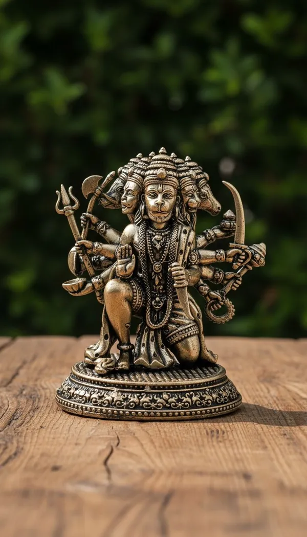 Panchmukhi_Hanuman_Brass_Idol_-_Five-Faced_Statue_For_Pooja_And_Home_Decor