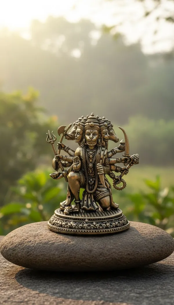 Panchmukhi_Hanuman_Brass_Idol_-_Five-Faced_Statue_For_Pooja_And_Home_Decor