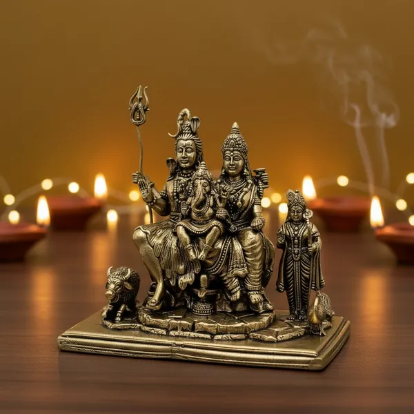 Brass_Shiv_Parivar_Idol_With_Nandi_-_Religious_Home_Decor_Statue