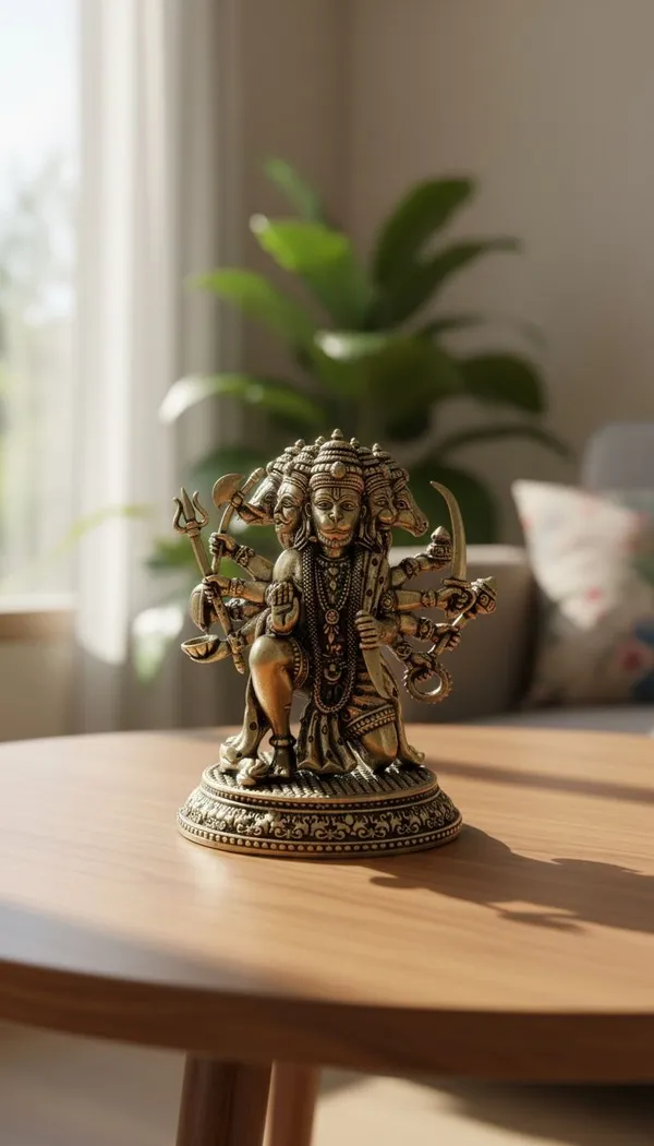 Panchmukhi_Hanuman_Brass_Idol_-_Five-Faced_Statue_For_Pooja_And_Home_Decor