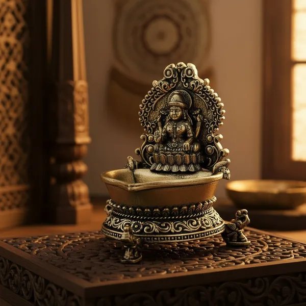 Brass_Goddess_Lakshmi_Diya_-_Decorative_Oil_Lamp_With_Ornate_Prabhavali