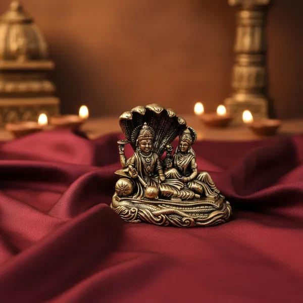 Brass_Lakshmi_Vishnu_Idol_On_Sheshnag_-_Antique_Gold_Finish