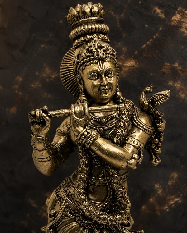 Lord_Krishna_Idol_–_Sacred_Flute_Playing_Statue_for_Home_Temple_&_Spiritual_Decor