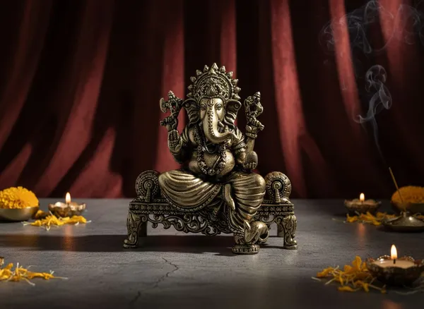 Decorative_Brass_Ganesha_Idol_Statue_-_Seated_On_Ornate_Throne
