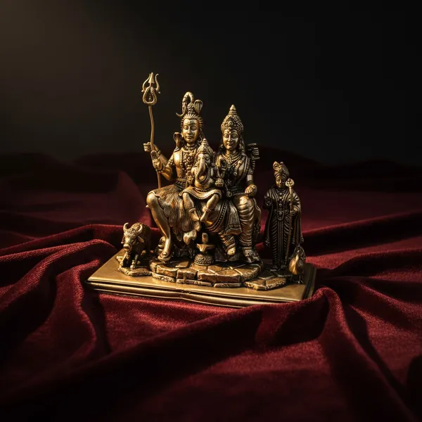 Brass_Shiv_Parivar_Idol_With_Nandi_-_Religious_Home_Decor_Statue