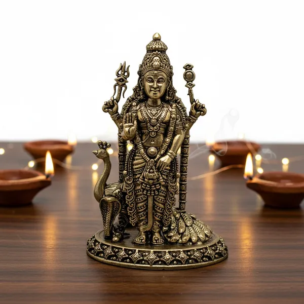 Brass_Murugan_Statue_With_Peacock_-_Traditional_Hindu_Deity_Idol_For_Pooja_And_Home_Decor