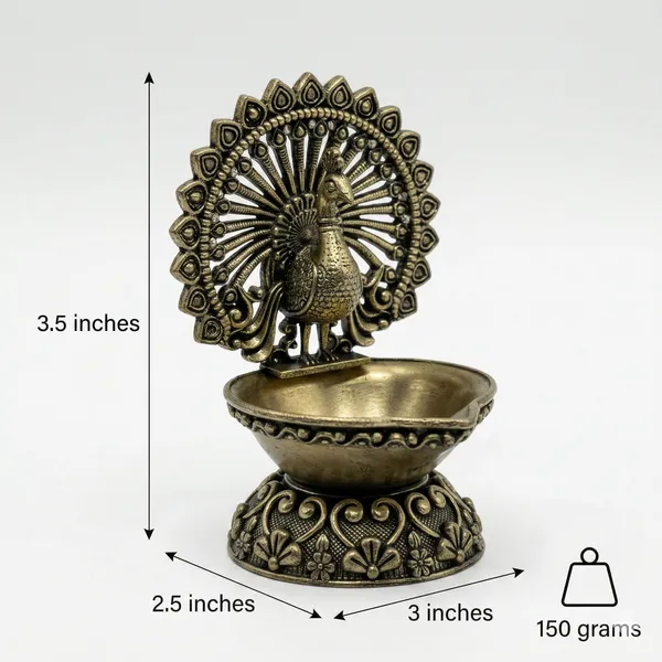 Decorative_Brass_Peacock_Diya_Oil_Lamp_With_Ornate_Design